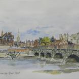 Newark from the River Trent by Penny Veys